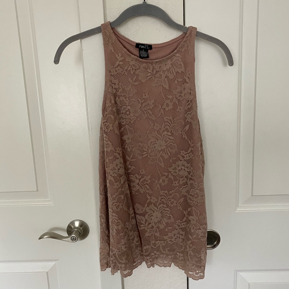 Rue21 Lace Tank Top